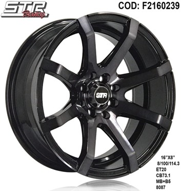 AROS # 16X8 8X100-114 ET20 MB-B5 8087